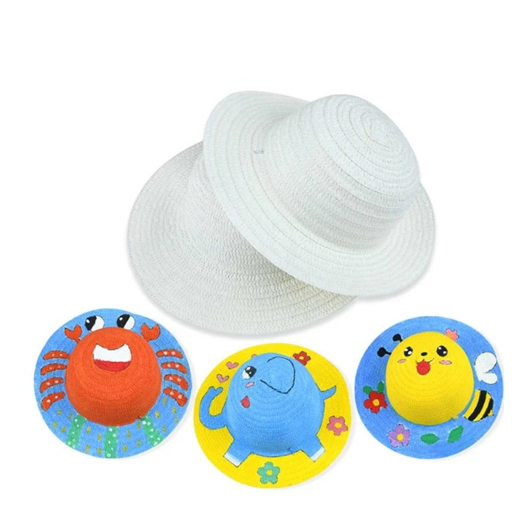 DIY Painting Straw Hat